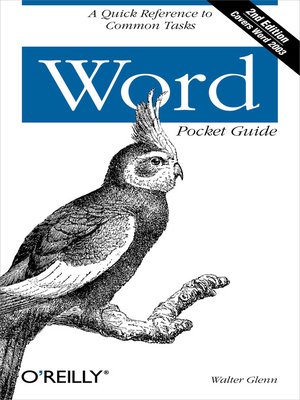 cover image of Word Pocket Guide